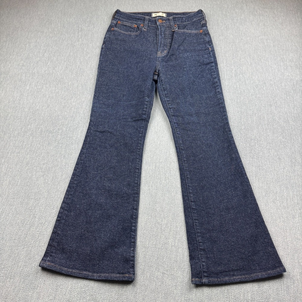 Madewell Jeans Women 26x28 Blue The Perfect Vintage Flare Pants Cotton High Rise